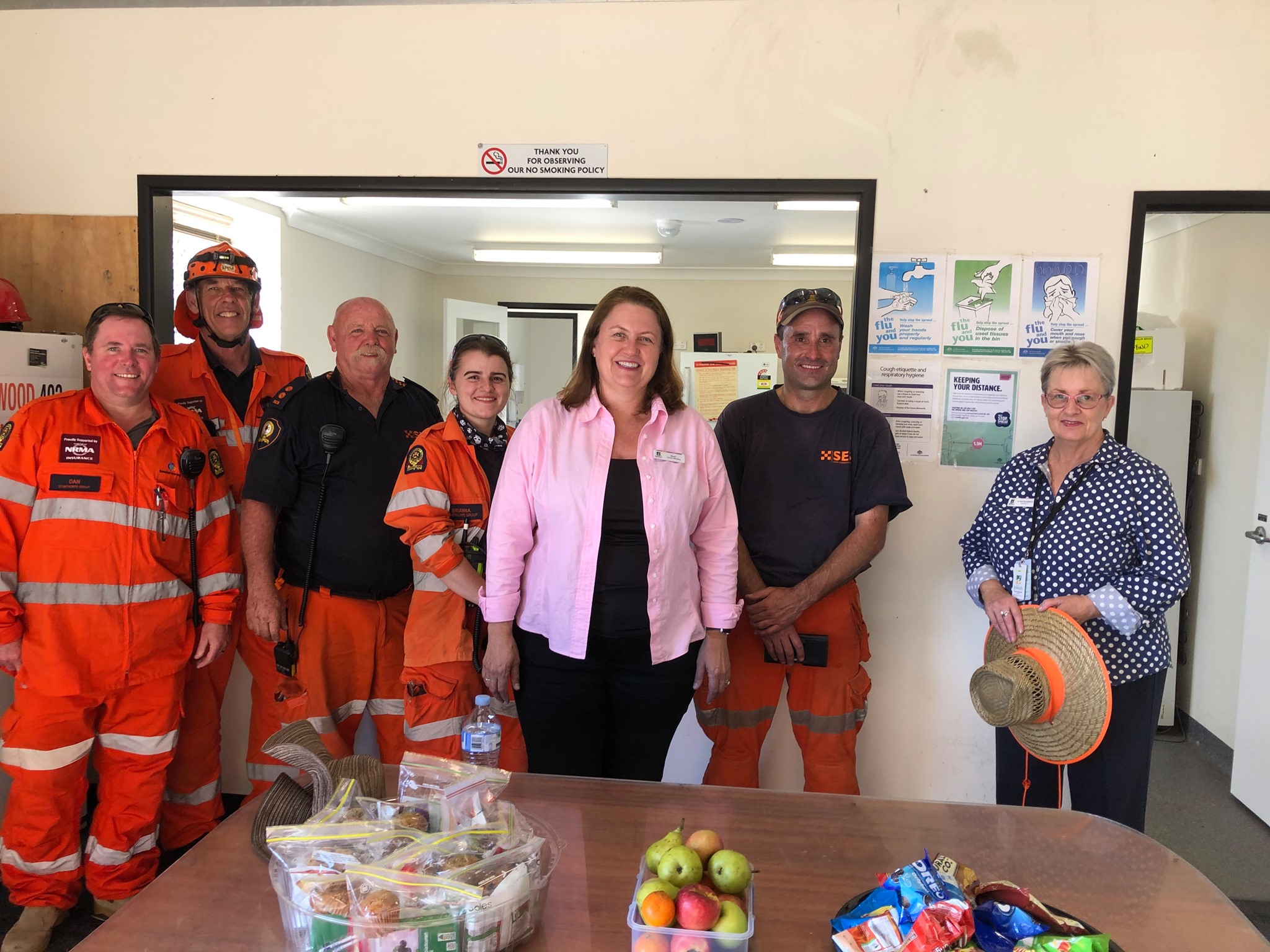 Cr Kate Kunzelmann, Deputy Chair Local Disaster Management Group and I visited the most affected areas of Springfield Lakes and Rosewood.