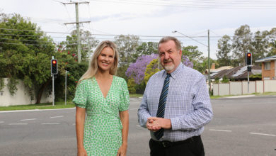 Photo of Camira intersection upgrade complete