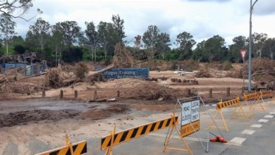 Photo of Colleges Crossing Recreation Reserve temporarily closed due to flood damage
