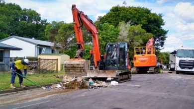 Photo of Ipswich’s road to recovery free from mounds of flood waste